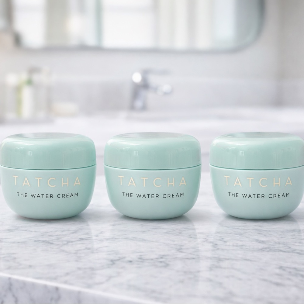 Tatcha The Water Cream 0.5 oz Mini Lightweight Hydration Lot of 3
